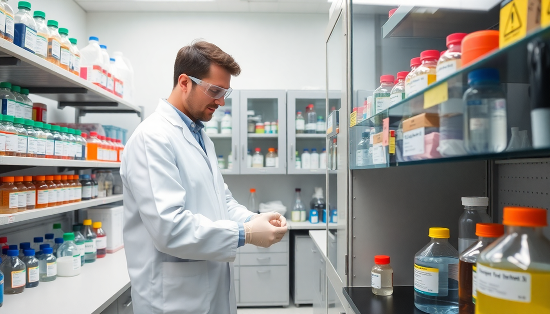 Sichere Lagerung und Verwendung chemischer Reagenzien – ein Leitfaden zu Gesundheit und Sicherheit