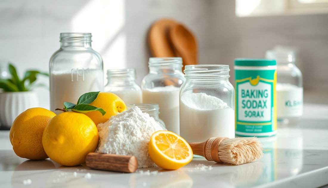 Natürliche Reinigungspower: Wie Sie Zitronensäure, Backpulver und Borax zum Putzen einsetzen
