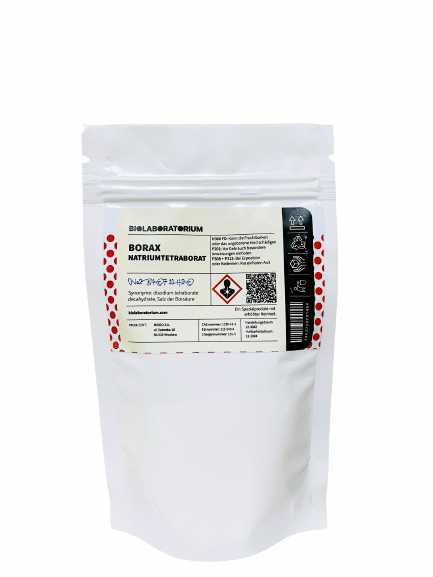 Borax Borax Natriumtetraborat Decahydrat 100g BIOLABORATORIUM - ChemMarkt.de