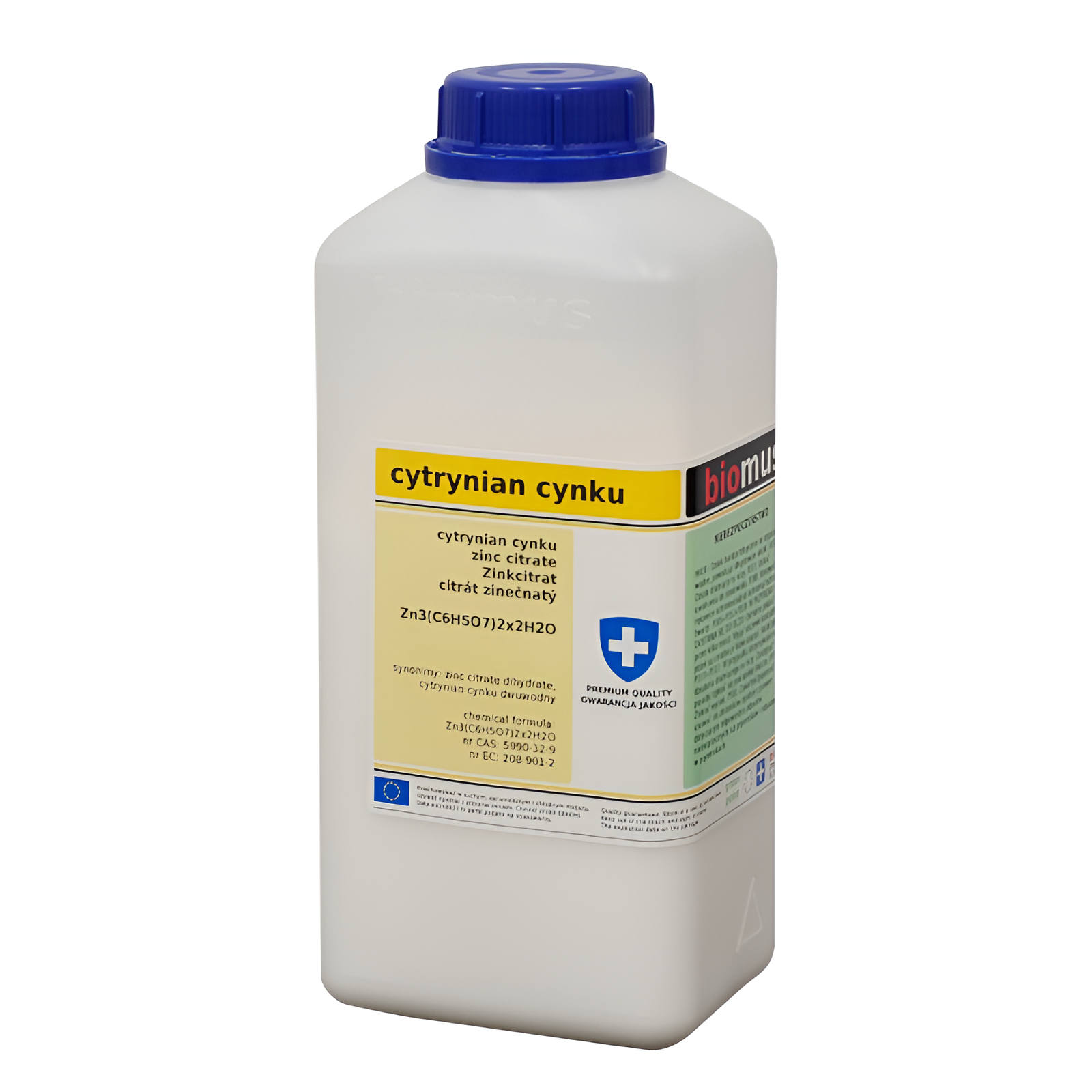Zinkcitrat Dihydrat 1kg BIOMUS - ChemMarkt.de