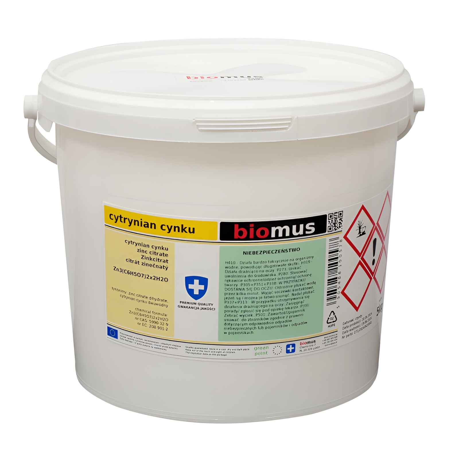 Zinkcitrat Dihydrat 5kg BIOMUS - ChemMarkt.de