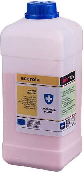 Acerola Vitamin C Pulver 1 kg BIOMUS - ChemMarkt.de
