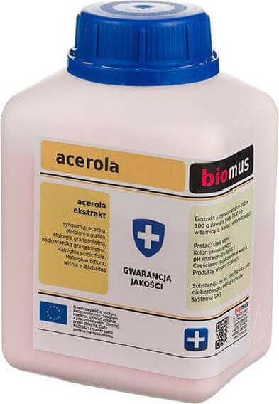 Acerola Vitamin C Pulver 250g BIOMUS - ChemMarkt.de