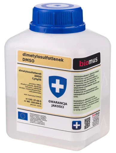 Dimethylsulfoxid DMSO Kunststoffverpackung 250 ml BIOMUS - ChemMarkt.de