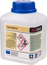Formalin. Formaldehydlösung 35-38 % 500ml BIOMUS - ChemMarkt.de