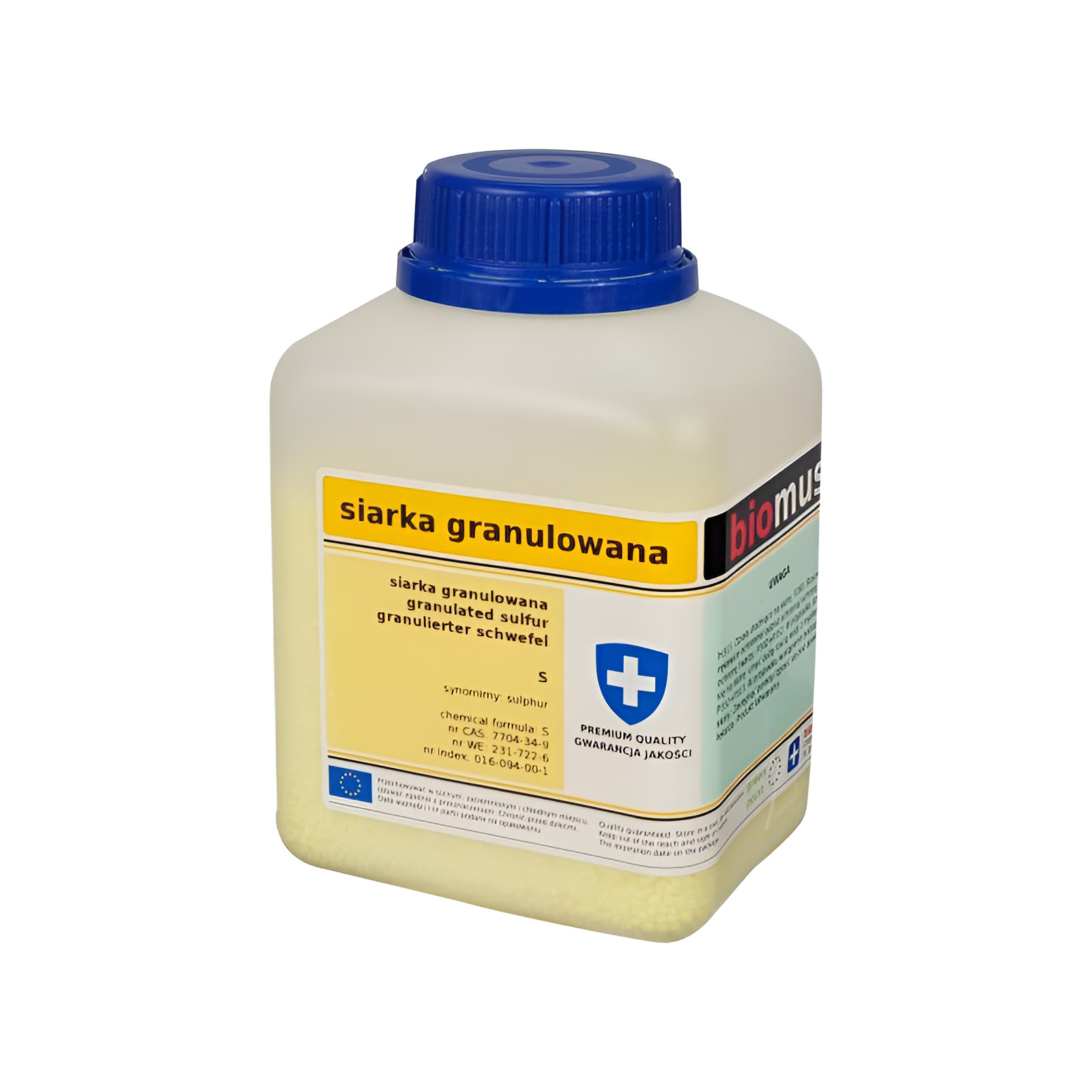 Granulierter Schwefel 500g BIOMUS - ChemMarkt.de
