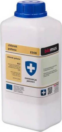 Kaliumchlorid KCl Kaliumsalz der Salzsäure 1000g BIOMUS - ChemMarkt.de