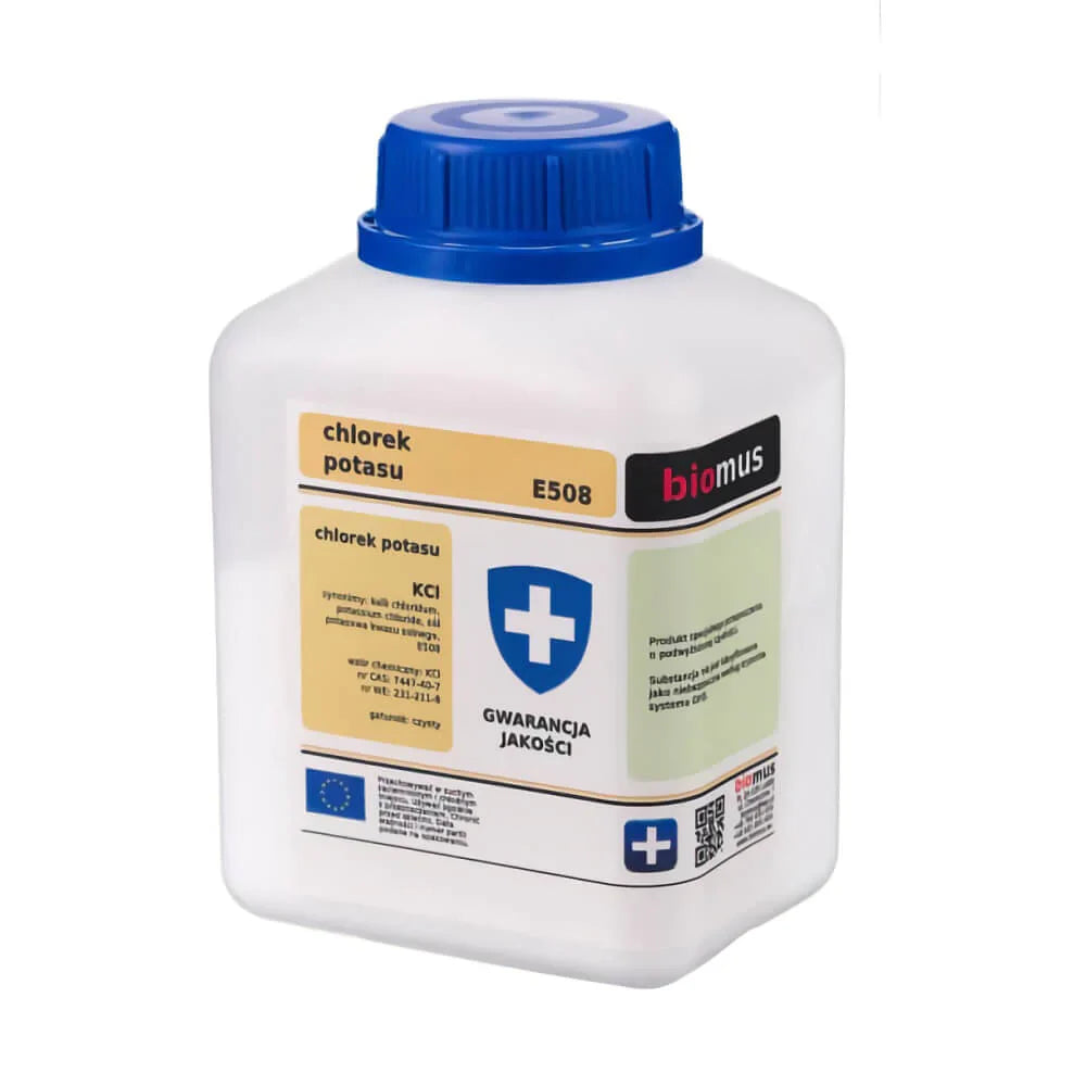 Kaliumchlorid KCl Kaliumsalz der Salzsäure 500g BIOMUS - ChemMarkt.de