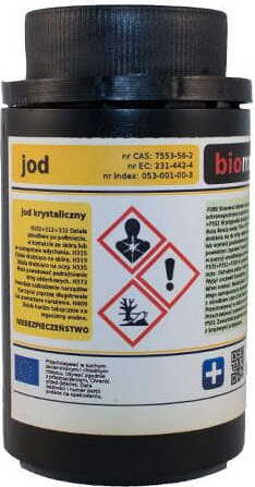 Kristallines Jod 100g BIOMUS - ChemMarkt.de