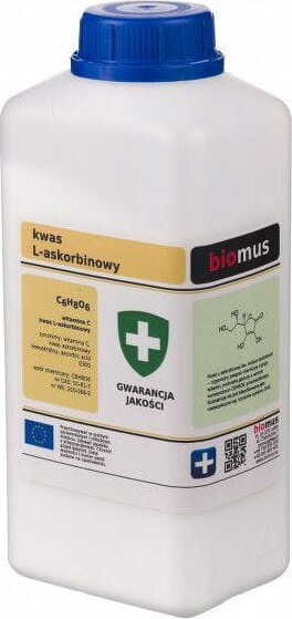 L-Ascorbinsäure Vitamin C 1kg 99,5% BIOMUS - ChemMarkt.de
