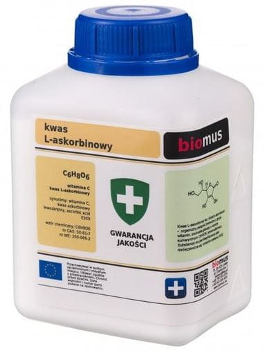 L-Ascorbinsäure Vitamin C 250g BIOMUS - ChemMarkt.de