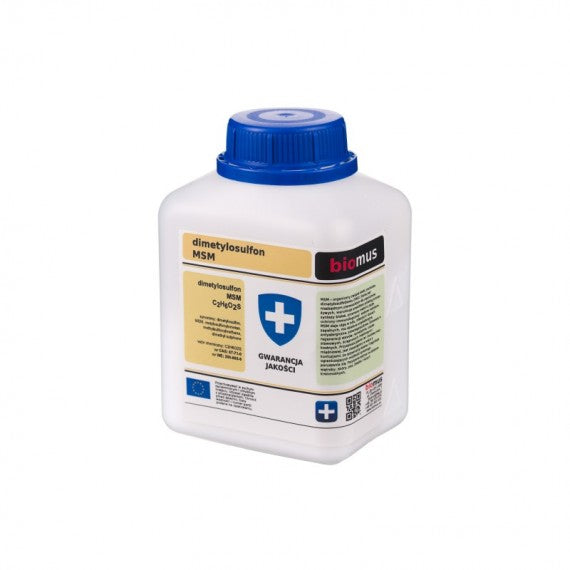 MSM Dimethylsulfon. Methylsulfonylmethan. Organischer Schwefel 250g BIOMUS - ChemMarkt.de