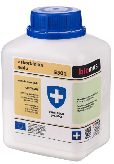 Natriumascorbat 250g BIOMUS - ChemMarkt.de