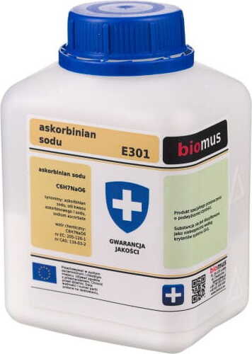 Natriumascorbat 500g BIOMUS - ChemMarkt.de