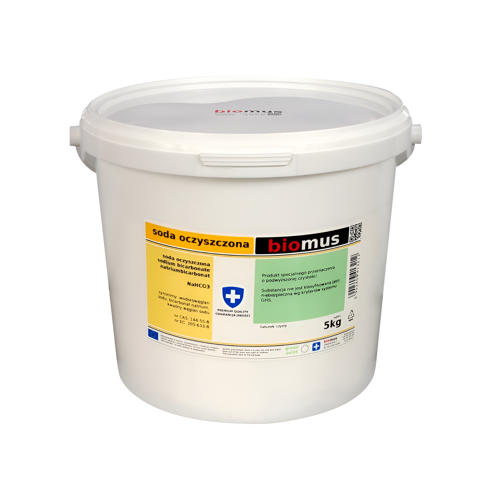 Natriumbicarbonat. Backpulver 5kg BIOMUS - ChemMarkt.de