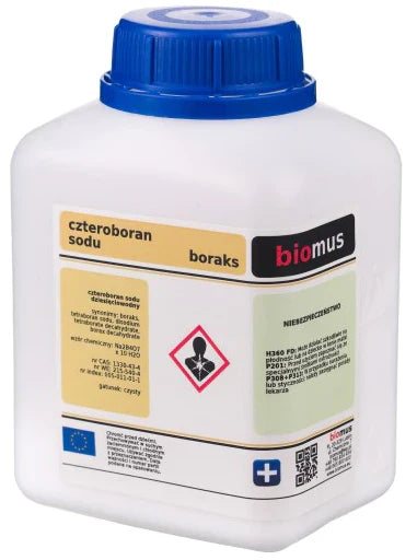 Natriumtetraborat-Decahydrat Borax 250g BIOMUS - ChemMarkt.de