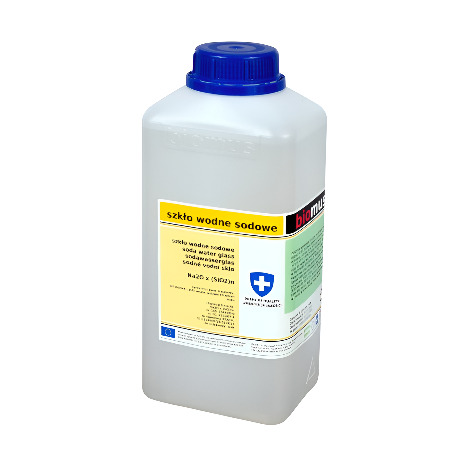 Sodawasserglas Natrium Wasserglas Natronwasserglas 1L BIOMUS - ChemMarkt.de