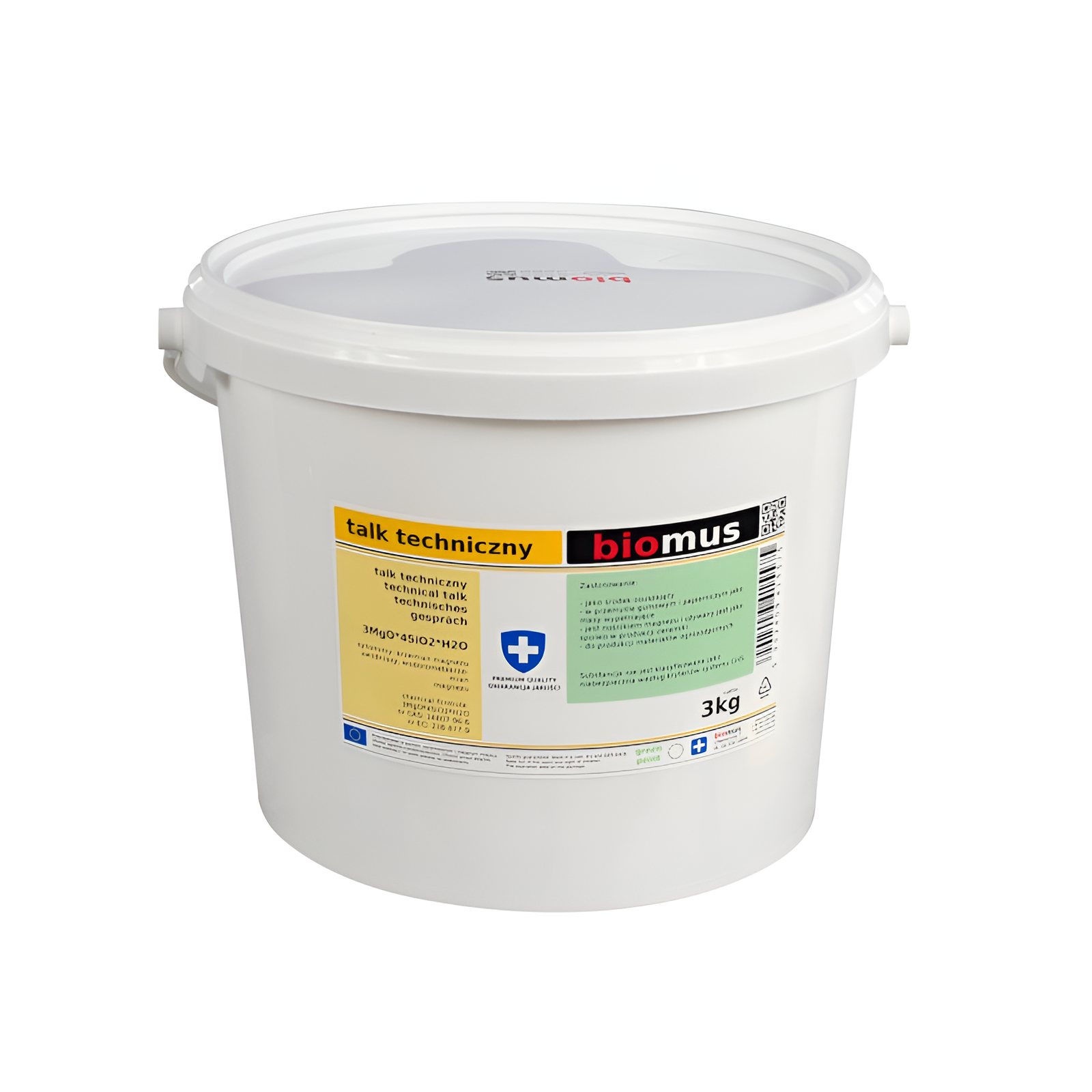 Technisches Gespräch. Talkum. 3kg BIOMUS - ChemMarkt.de
