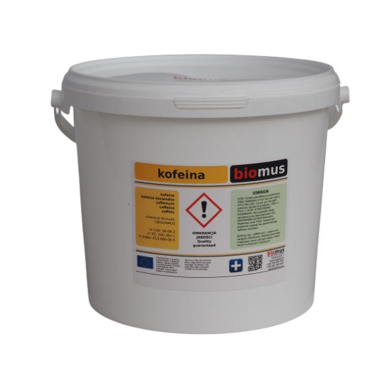 Wasserfreies Koffein Coffeinum 3kg BIOMUS - ChemMarkt.de