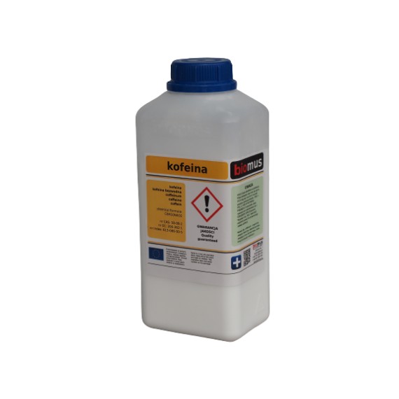 Wasserfreies Koffein Coffeinum 500g BIOMUS - ChemMarkt.de