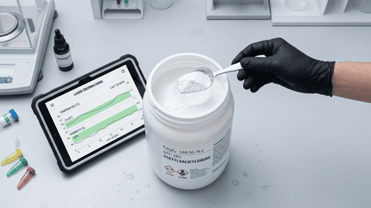 Lageroptimierung für Schüttgut-Reagenzien: Best Practices für Gebinde ab 1 kg