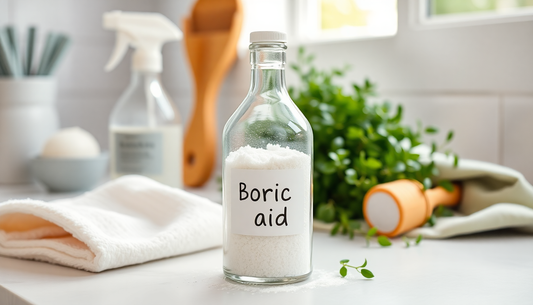 Borsäure – Vielseitig einsetzbar für ein sauberes Zuhause