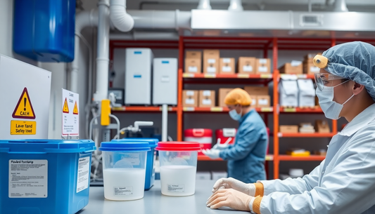 Sicherer Umgang mit Natriumhydroxid: Lagerung und Anwendung nach EU-Vorschriften