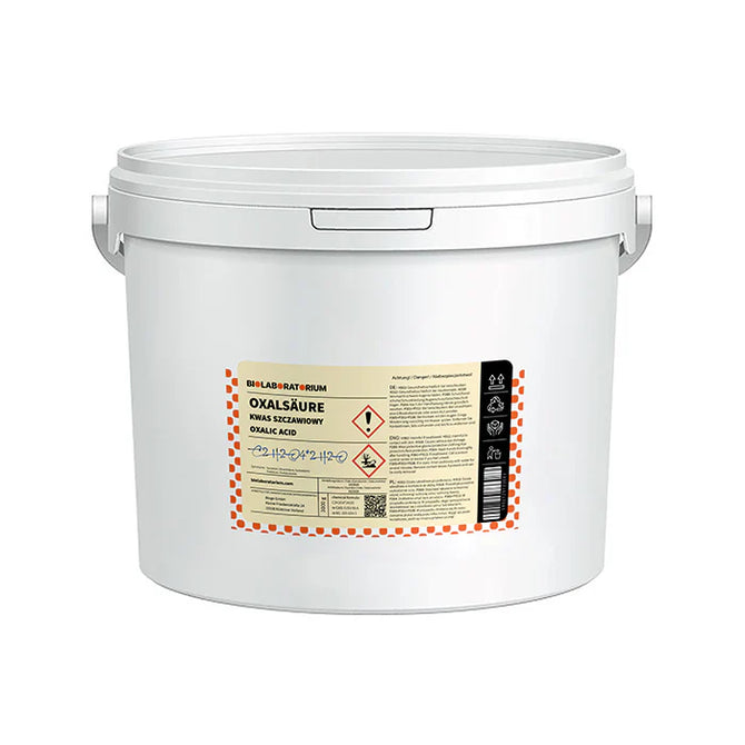 Oxalsäure in 3kg Verpackung von ChemMarkt.de, ideal für biologische Anwendungen, sichtbar in der Verpackung