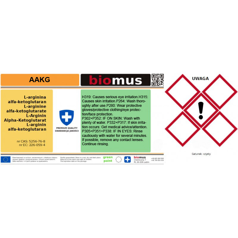 AAKG L-arginina BIOMUS 100G - ChemMarkt.de