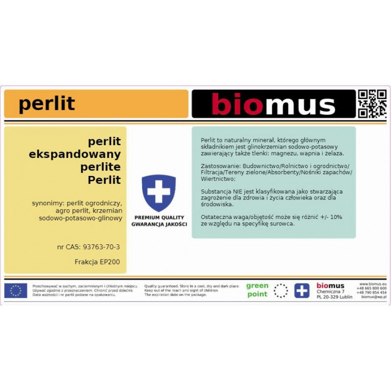 Natürlicher Perlit Biomus 5L - ChemMarkt.de