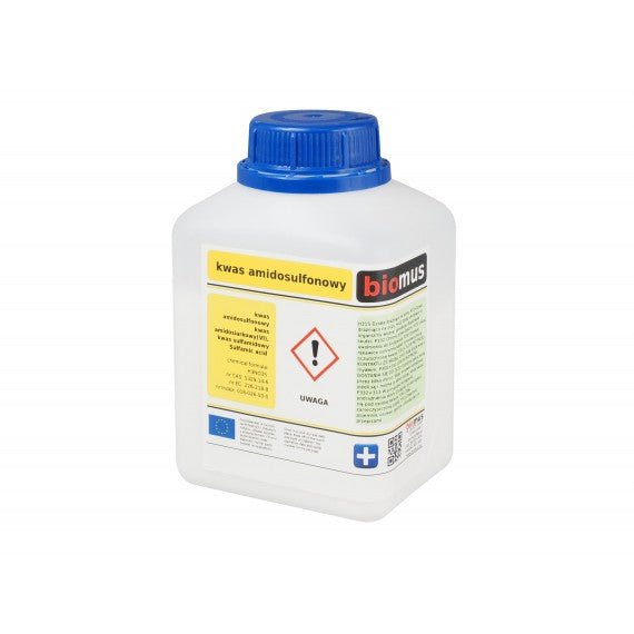 Amidosulfonsäure in 250g Packung von BIOMUS, weißes Pulver für chemische Anwendungen oder Reinigung