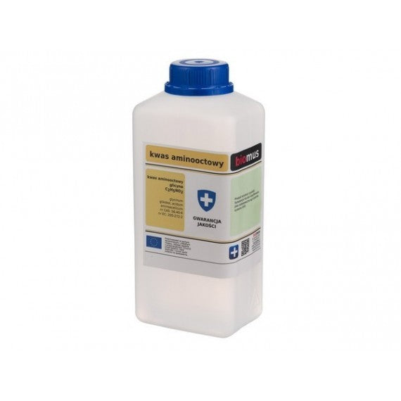 Aminoessigsäure. Glycin 1kg BIOMUS - ChemMarkt.de