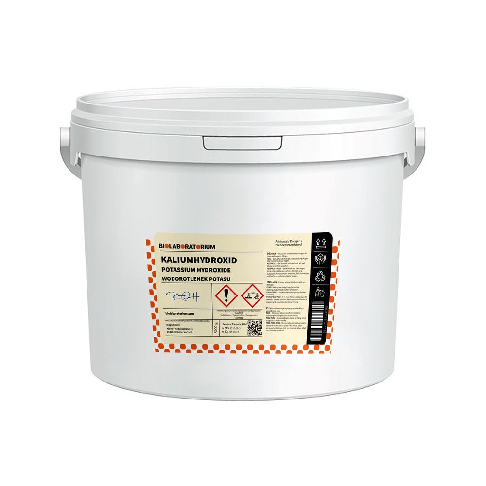 Kaliumhydroxid 5 Kg BIOLABORATORIUM - ChemMarkt.de