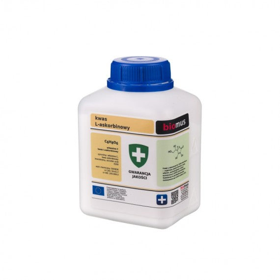 L-Ascorbinsäure. Vitamin C. Rein Min. 99,5 % 250g BIOMUS - ChemMarkt.de