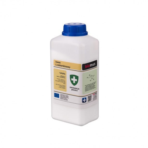 L-Ascorbinsäure. Vitamin C. Rein Min. 99,5% 500g BIOMUS - ChemMarkt.de