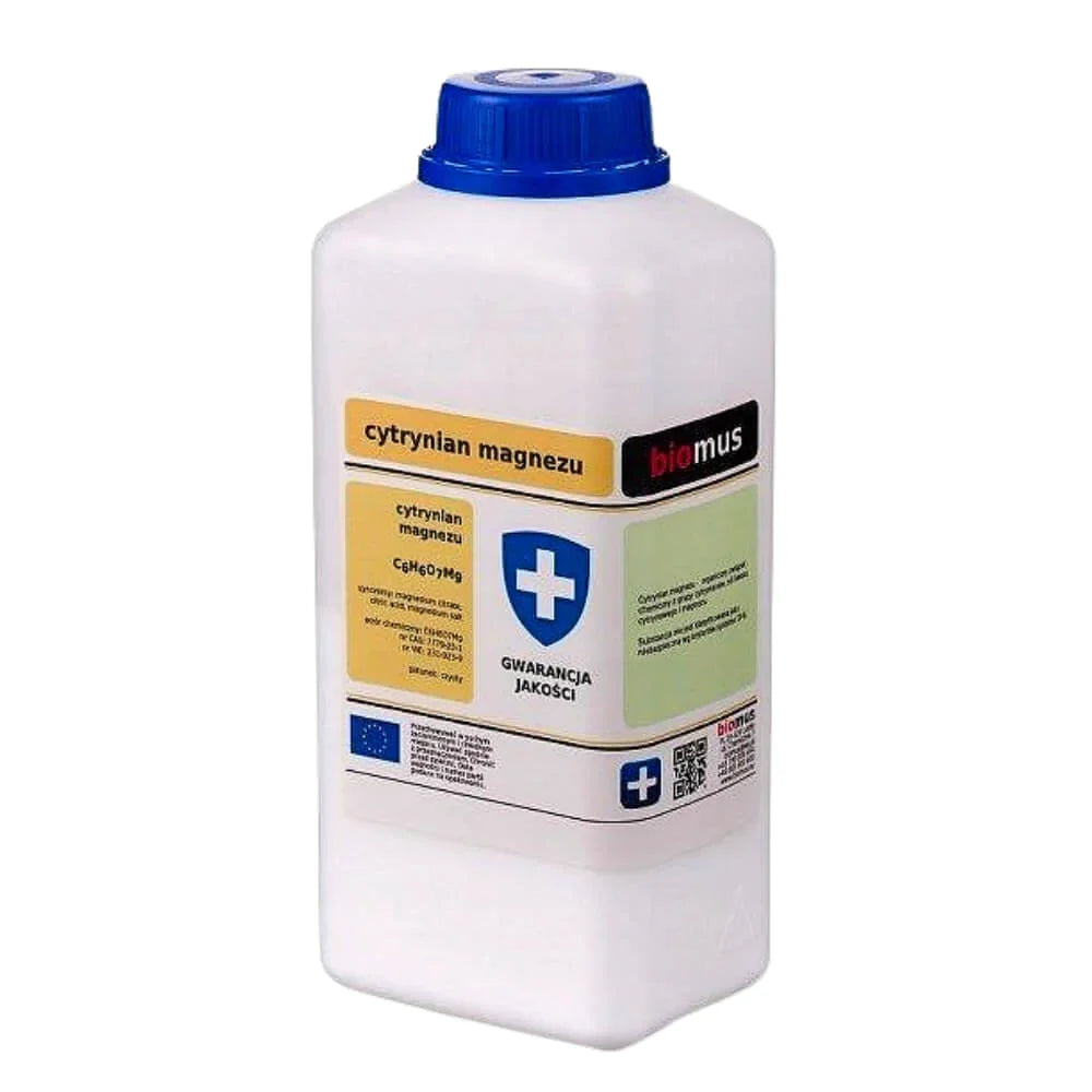 Magnesiumcitrat 500g BIOMUS - ChemMarkt.de