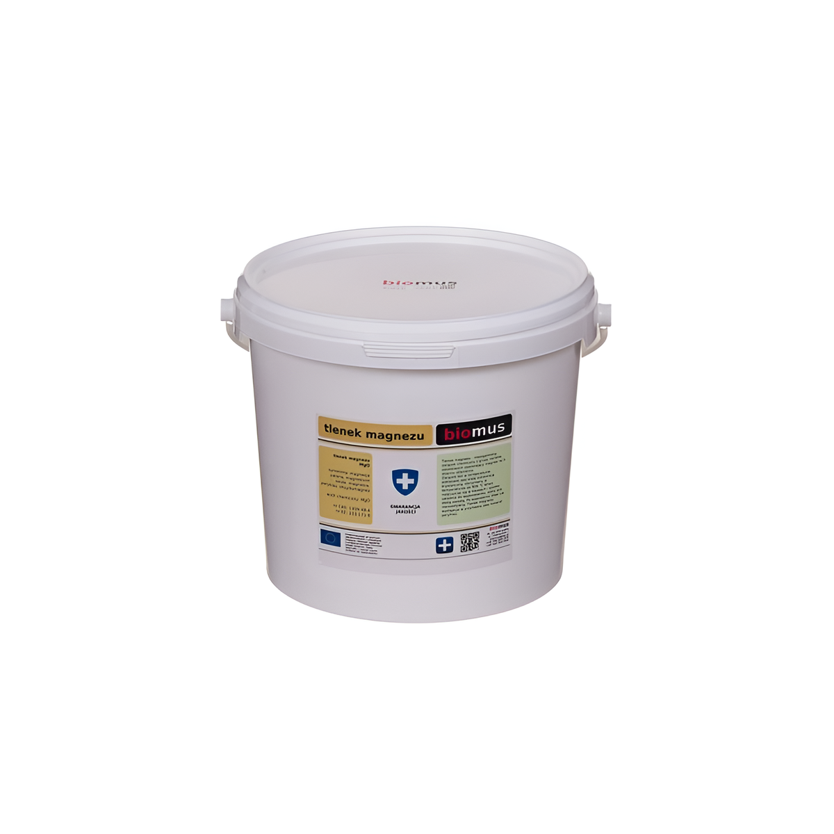 Magnesiumoxid. Geröstete Magnesia 87% WEISS 5kg BIOMUS - ChemMarkt.de
