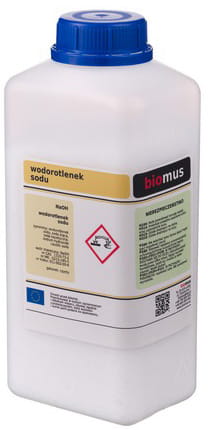 Natriumhydroxid NaOH Natronlauge Granulat 1 kg BIOMUS - ChemMarkt.de