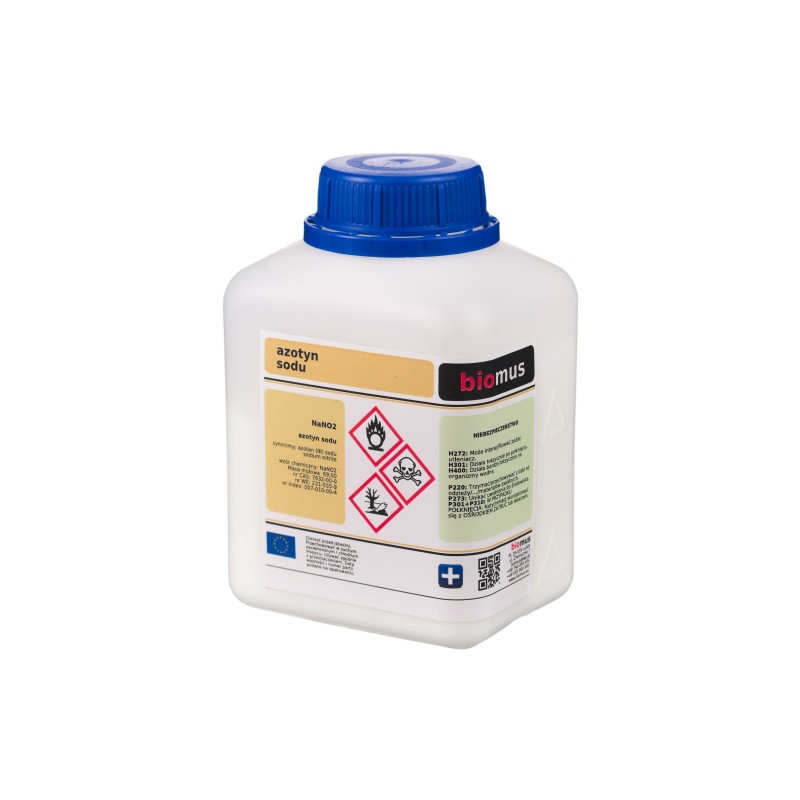 Natriumnitrit. Nitrit 500g BIOMUS - ChemMarkt.de