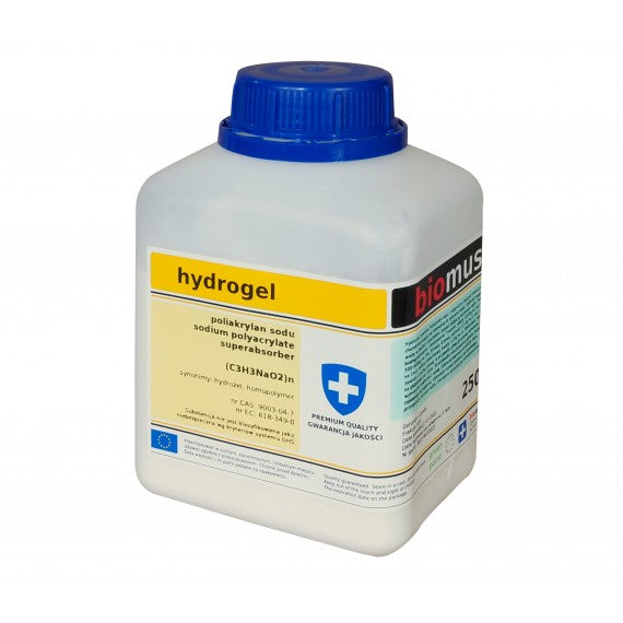 Natriumpolyacrylat. Hydrogel 250g BIOMUS - ChemMarkt.de