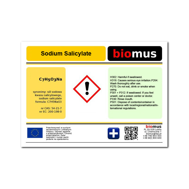 Natriumsalicylat 1 kg BIOMUS - ChemMarkt.de
