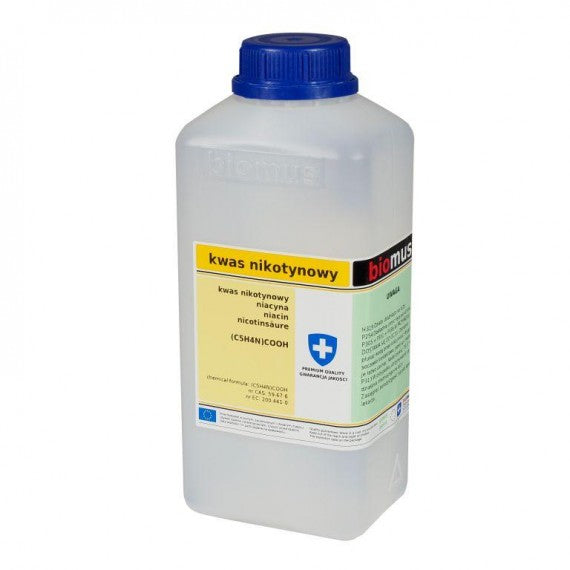Nikotinsäure Niacin 500g BIOMUS - ChemMarkt.de