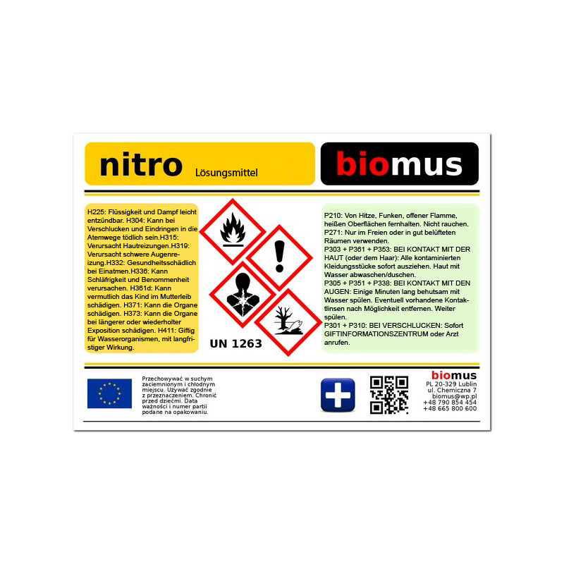 Nitro 5L BIOMUS - ChemMarkt.de