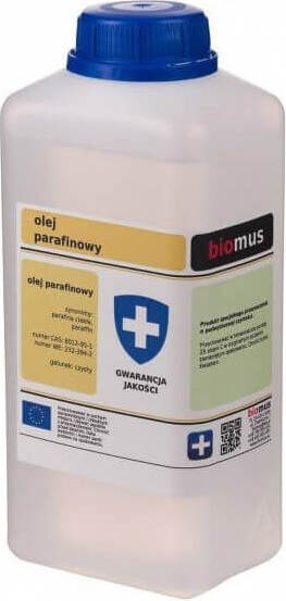 Paraffinöl, flüssiges Paraffin 500ml BIOMUS - ChemMarkt.de
