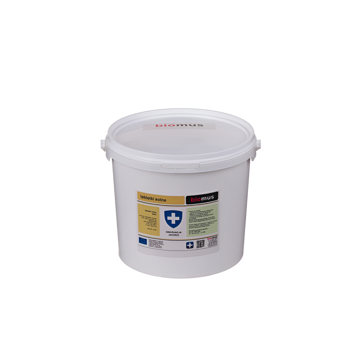 Salz Tabletten. Pasteurisiertes Salz 5kg BIOMUS - ChemMarkt.de