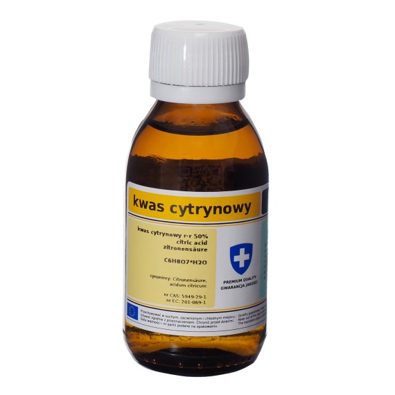 Zitronensäure 100 ml - 50 % Lösung BIOMUS - ChemMarkt.de