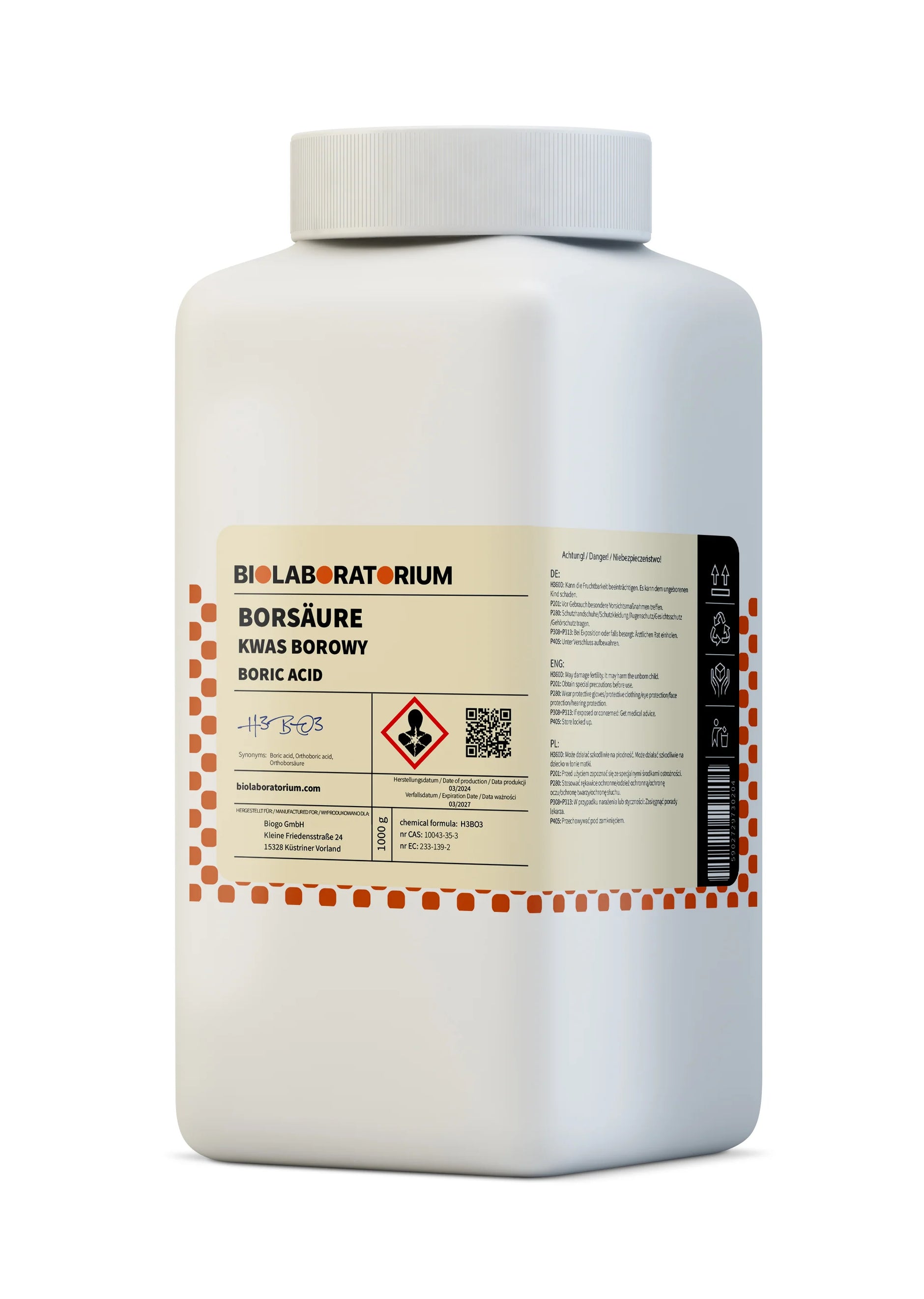 Natriumhydroxid 1 kg BIOMUS