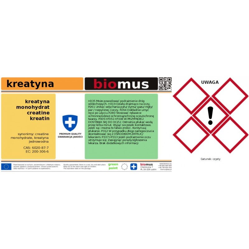 Creatine 250g Biomus