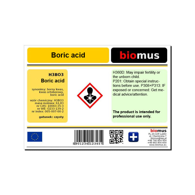 Acide borique 1 kg BIOMUS